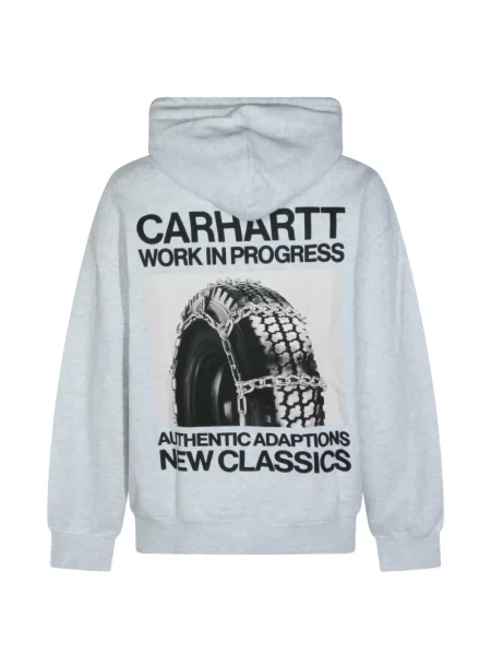 Hanorac cu glugă Carhartt Wip gri