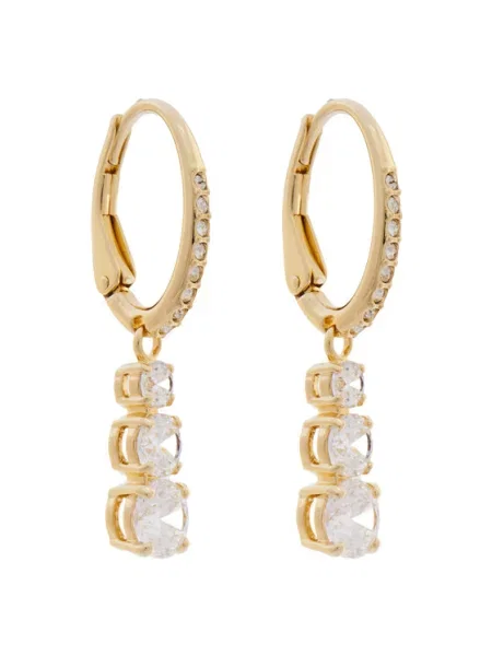 Swarovski Náušnice zlatá