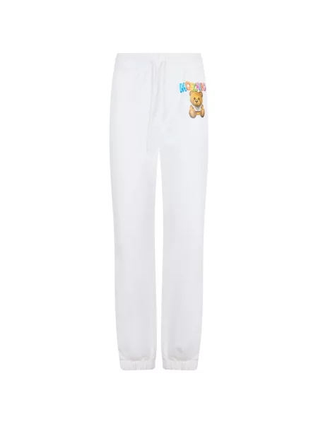 Ursuleț de pluș pantaloni Moschino alergare alb