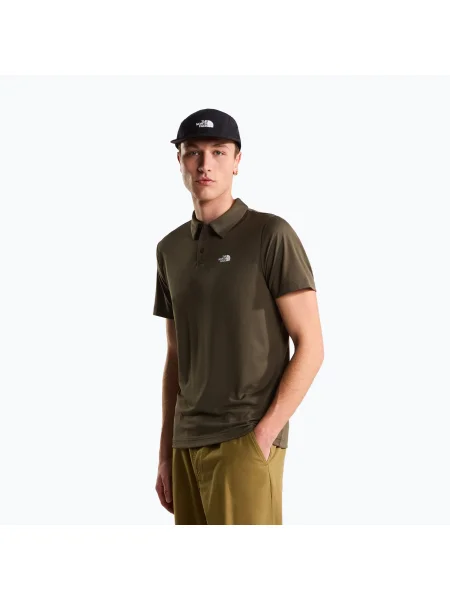 Tricou polo pentru bărbați The North Face Tanken Polo new taupe green verde