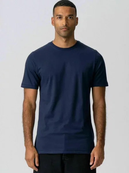 TEESHOPPEN Cămașă Organic Basic bleumarin