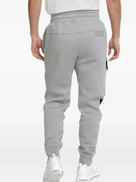 Pantaloni Nike din fleece alergare cu broderie negru