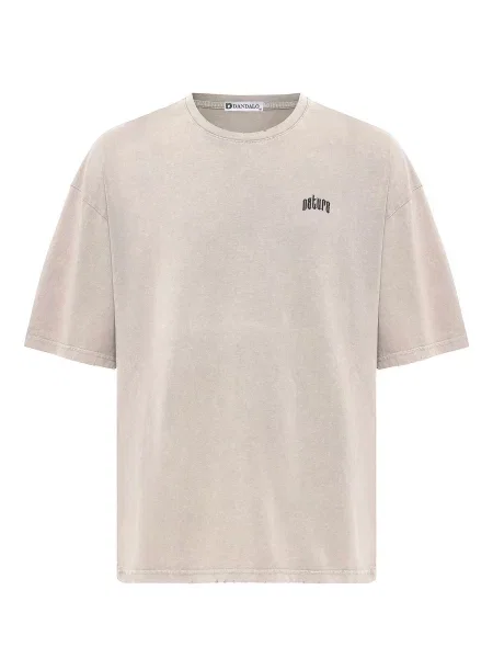 Dandalo Tricou azur / gri piatră / negru alb