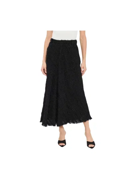 Mała spódnica mini Iro tweedowa mini czarna