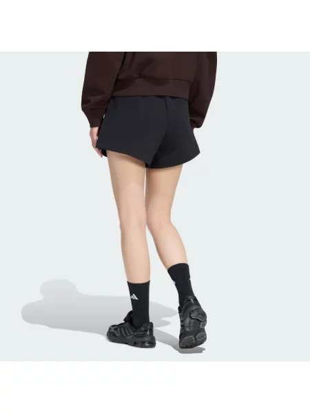DZIANINOWE SZORTY ADIDAS Z MAŁYM LOGO czarne