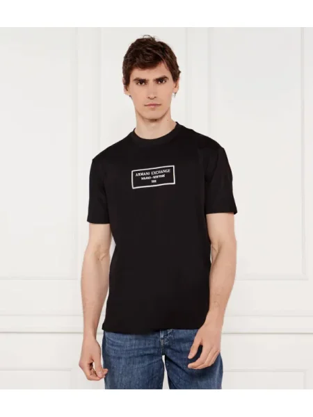 Armani Exchange Tricou negru