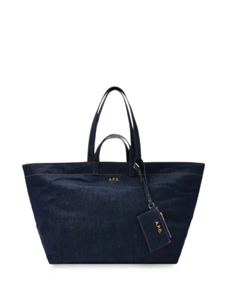 Geantă shopper A.p.c. albastru