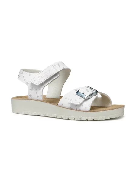 Geox Sandále J Sandal Costarei Gi S biela