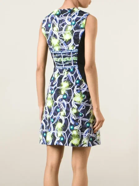 Rochie Peter Pilotto cu imagine de costum negru