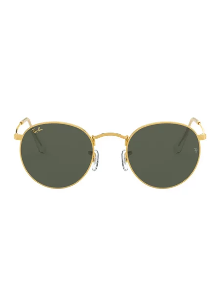Okulary przeciwsłoneczne Ray-Ban Round Metal gold/green żółte