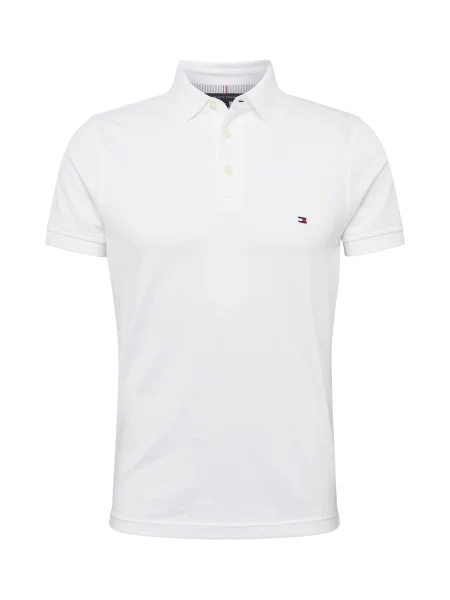 TOMMY HILFIGER Tricou / roșu / albastru marin alb
