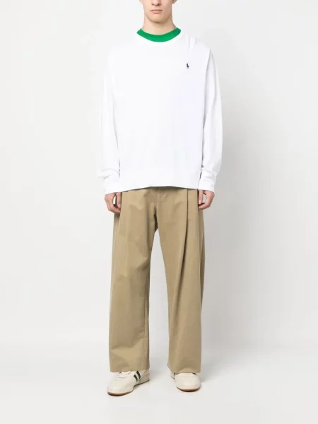 Su raišteliu raštuotos klasikinės maudymosi kelnaitės Polo Ralph Lauren mėlyna