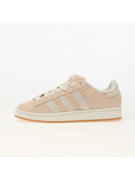 Велурени маратонки adidas Originals Campus бежово бяло