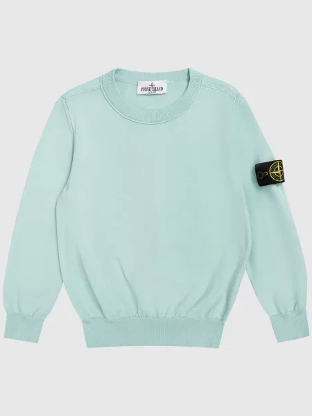 Детский свитер Stone Island зеленый