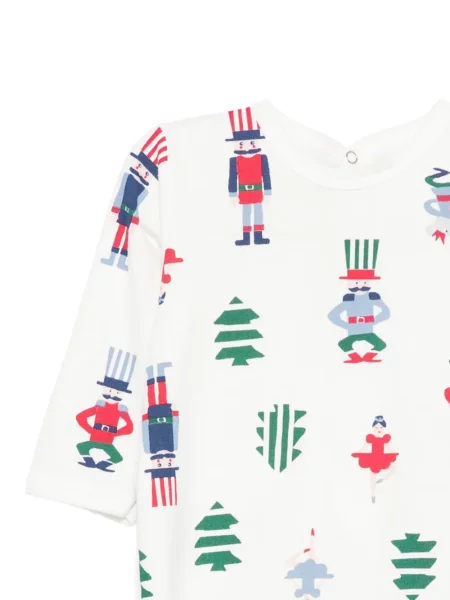 Piżama dziecięca Petit Bateau biała