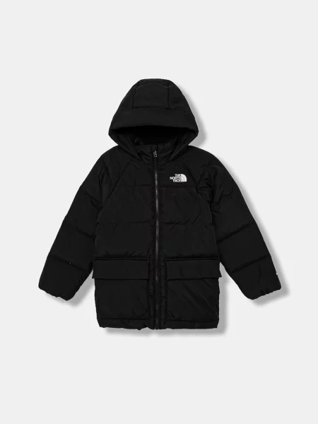 The North Face Dječja pernata jakna TEEN NORTH DOWN FLEECE LINED SHORT PARKA crna