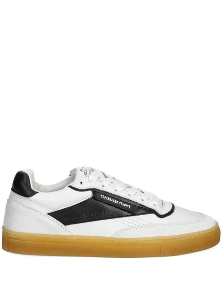 Sneakerși Copenhagen din piele alb