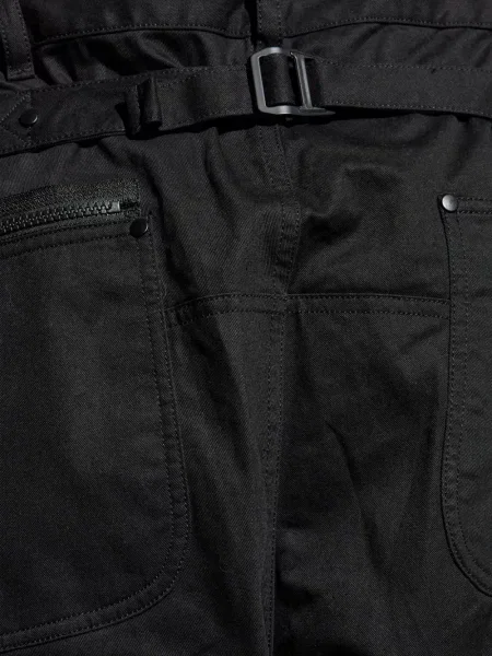 Pantaloni Y-3 cu cataramă negru