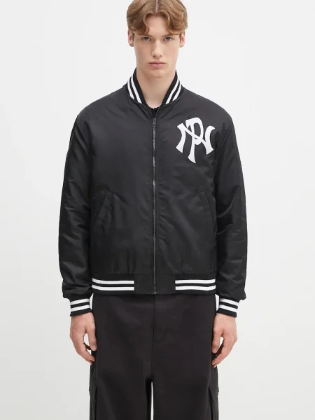 No Problemo geacă bomber NYP Varsity Jacket negru