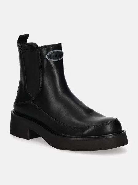 Desigual cizme LENA femei cu platforma negru