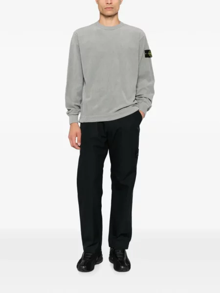Φούτερ Stone Island κοτλέ πέτρες γκρι