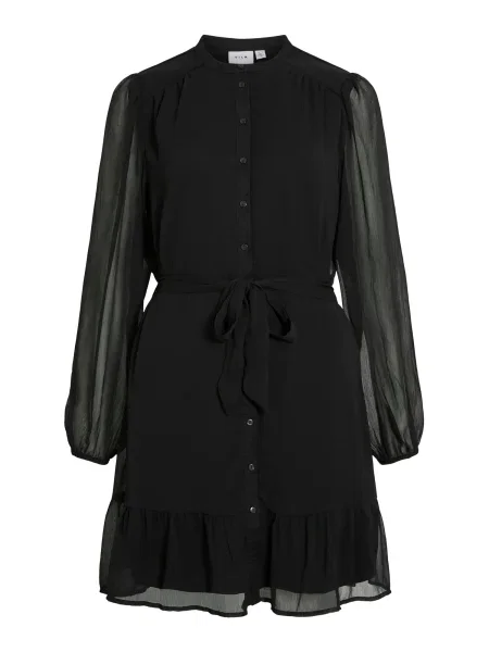 VILA Rochie tip bluză VIFalia' negru