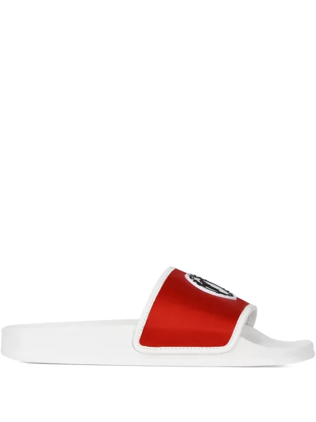 Papuci Giuseppe Zanotti din satin roșu