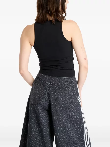 Top sport Adidas cu dungi de catifea cord tenis albastru