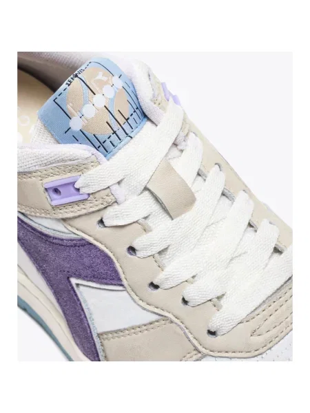 Sneakersy Diadora skórzane z przetarciami