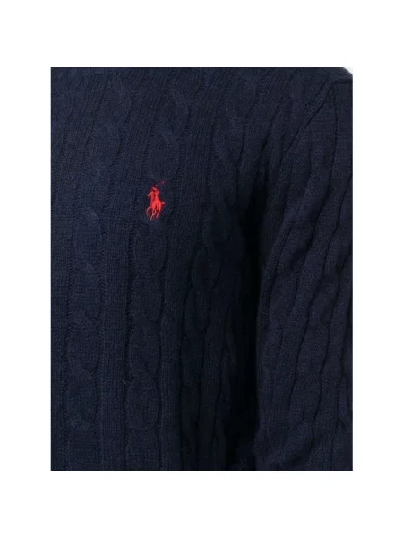 Sweter Ralph Lauren wełniany niebieski