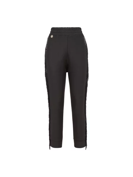 Spodnie Philipp Plein do biegania czarne