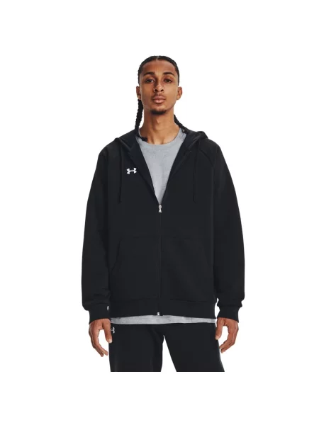 Majica s kapuljačom Under Armour od flisa bijela