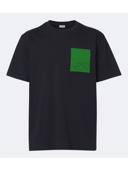 Tricou Loewe din jerseu albastru