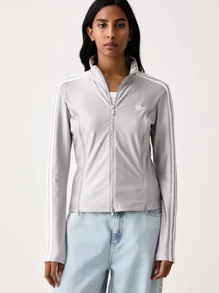 Adidas Originals dukserica za žene siva