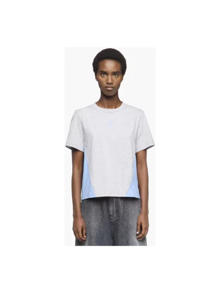 Koszulka Jw Anderson z logo szara