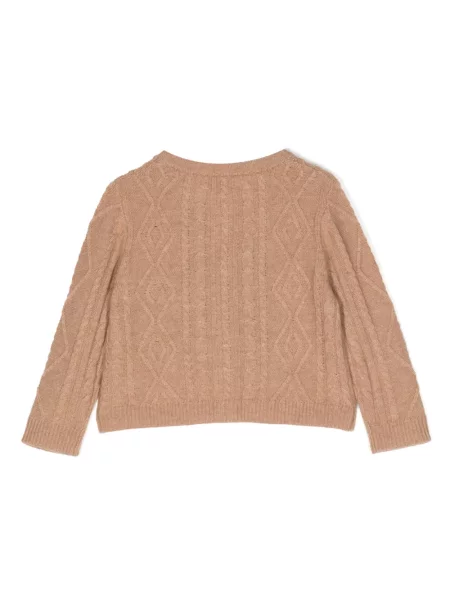 Kardigan dziecięcy Cashmere In Love brązowy