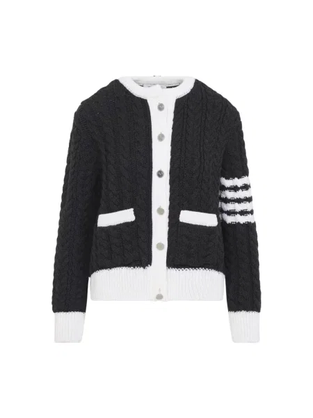 Kardigan Thom Browne wełniany chunky