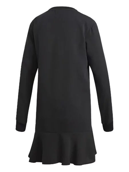 Pruhované krajkové pruhované tričko Adidas s vázáním šedé