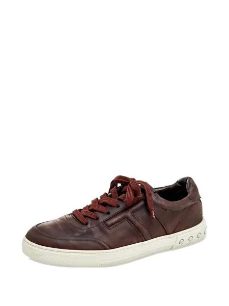 Sneakerși Tod's din piele maro