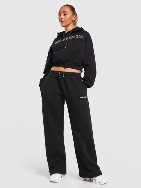 Hoodrich Spodnie Envy Oversized Wide Leg Joggers czarne