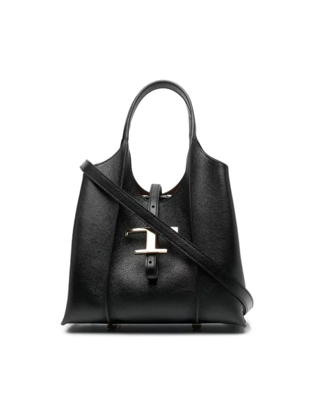 Shopperka Tod's skórzana czarna