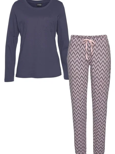 VIVANCE Pijama Dreams închis albastru