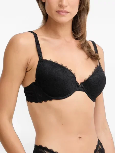 Sutien Emporio Armani din dantelă negru