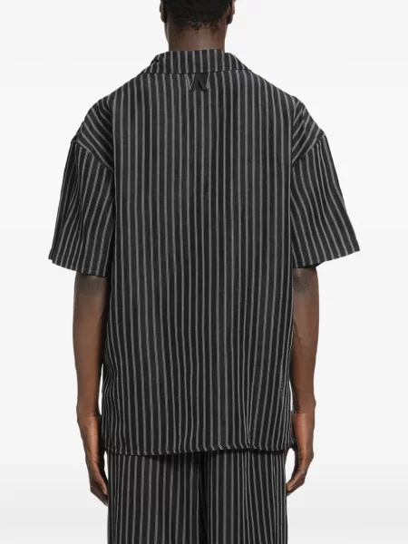 Pruhovaná košile Willy Chavarria černá