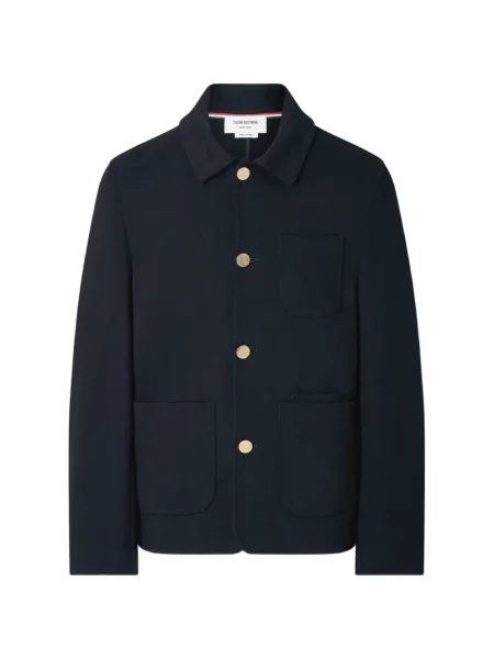 Geacă cămașă Thom Browne albastru