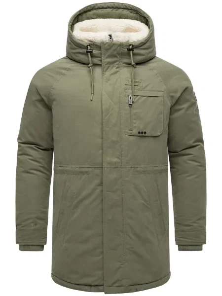 STONE HARBOUR Palton de iarnă Navroos XX ecru / oliv