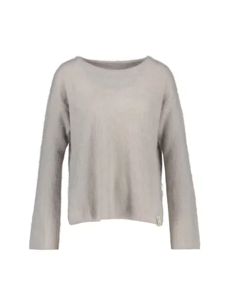 Dzianinowy sweter Henry Christ beżowy