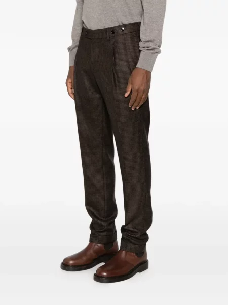 Pantaloni Berwich cu model pepito maro