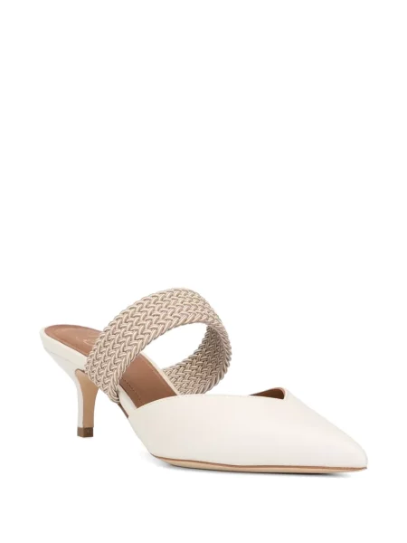 Bőr pántos mules Malone Souliers fehér