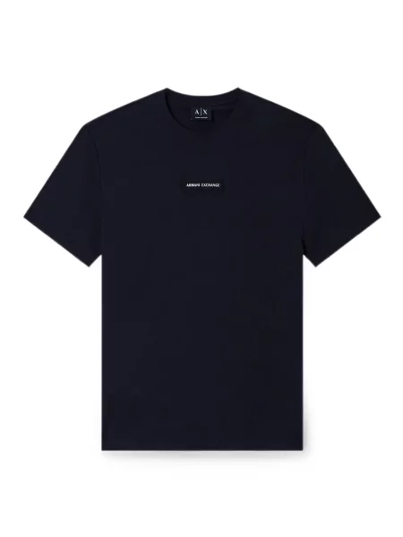 Tricou Armani Exchange cu autograf albastru